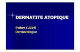 DERMATITE ATOPIQUEDERMATITE ATOPIQUE - epu-b.net eczema atopique BATS .pdf · SIGNES CLINIQUESSIGNES CLINIQUES Xerose-- Ichtyose vulgaire associIchtyose vulgaire associéée dans
