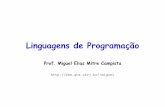 Linguagens de Programação - GTA / COPPE / UFRJmiguel/docs/lingprog/aula5.pdf · Linguagens de Programação – DEL-Poli/UFRJ Prof. Miguel Campista Repetição Controlada por Contador