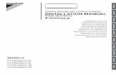 English INSTALLATION MANUAL Deutsch - daikin.be · Manual de instalación Manuale dinstallazione Εγχειρίδιο εγκατάστασης Manual de instalação Руководство