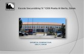 Escola Secundária/3.º CEB Poeta Al Berto, Sines 17_18_ESPAB.pdf · em equipas multidisciplinares, o desenvolvimento psicossocial de grupos e comunidades no domínio dos cuidados