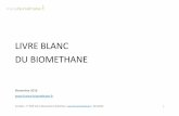 LIVRE BLANC DU BIOMETHANE - france-biomethane.frfrance-biomethane.fr/wp-content/uploads/2016/12/Livre-blanc-France... · Livre Blanc – 1er Think Tank et observatoire du biométhane