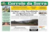P Unipac cria faculdade - Jornal Correio da Serrajornalcorreiodaserra.com.br/edicoes/jcs86320160217.pdf · Bruno Laviola / PMB Flávia Siqueira A partir do primeiro semestre deste