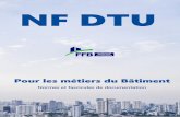 NF DTU - d25.ffbatiment.fr · AMENAGEMENTS INTERIEURS Enduits et projections NF DTU 25.1 Enduits intérieurs en plâtre (P71-201) NF DTU 26.1 Travaux d’enduits de mortiers (P15-201)