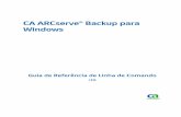 CA ARCserve® Backup para Windows ARCserve Backup r16-PTB... · Agente para Microsoft SQL Server do CA ARCserve® Backup para Windows Agente para Oracle do CA ARCserve® Backup para