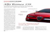 BEGAGNAT ALFA ROMEO 159 Alfa Romeo 159egmont-media.s3-website-eu-west-1.amazonaws.com/ams/biltester_pdf/... · Faktum är att Alfa Romeo 159 är en stor framgång för märket, inte