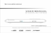USER MANUAL - Logisavmanuel-utilisateur.logisav.fr/SchaubLorenz/TNT-29520MPEG2/TNT... · - Do not place items such as newspapers, tablecloth, curtains, in front or the ventilating