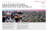 Les évoLutions démographiques 153 récentes en aLsace · De L’aDeUS Avec ses 1 852 000 habitants en 2011, l’Alsace figure historiquement comme une région densément peuplée