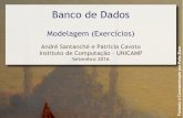 Modelagem (Exercícios) - INSTITUTO DE COMPUTAÇÃOsantanch/teaching/db/2016-2/slides-exercicios/... · Banco de Dados Modelagem (Exercícios) André Santanchè e Patrícia Cavoto