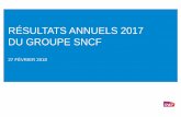 RÉSULTATS ANNUELS 2017 DU GROUPE SNCF · groupe sncf – rÉsultats annuels 2017 3 — fÉvrier 2018 en synthÈse de rÉelles performances commerciales et Économiques en 2017 qui