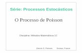 O Processo de Poisson - sescma.com.br · 7 - particionamento aleatÓrio 1 - introduÇÃo 2 - processo de poisson 3 - tempos de chegada 4 - tempos entre chegadas ... de contagem aleatório
