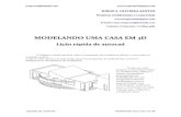render - cursosnit.com.brcursosnit.com.br/downloads/APOSTILA DE AUTOCAD 3D.pdf · Apostila de Autocad Modelando uma casa em 3d Vista isométrica em Hide Para construir o piso da varanda,