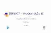 INF1007 –Programação IIwebserver2.tecgraf.puc-rio.br/...apresentacao_disciplina_inf1007.pdf · Conceitos de Referência Soluções conceituais (antes das implementações) Desenvolvimento