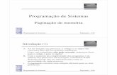 Programação de Sistemas - fenix.tecnico.ulisboa.pt · Programação de Sistemas Paginação de memória Programação de Sistemas Paginação : 1/36 Introdução (1) A. Ao ser lançado