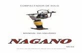 MANUAL DO USUÁRIO - naganoprodutos.com.br · consulte as instruções do fabricante do motor. Antes de utilizar este compactador, certifique-se de que o operador tenha lido e entendido