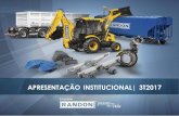 APRESENTAÇÃO INSTITUCIONAL| 3T2017ri.randon.com.br/ptb/2096/ApresentaoInstitucional3T17.pdf · de retroescavadeiras nas instalações da Randon em Caxias do Sul . A Wacker Neuson