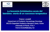 La leucemia linfoblastica acuta del bambino: storia di un ... · La leucemia linfoblastica acuta del bambino: storia di un successo terapeutico Franco Locatelli ... ALL-REZ BFM 2002