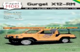 Papel Gurgel X12-RM MOD · Imprimir em papel 75g/m² Gurgel-X12RM Gurgel X12-RM ... na dianteira. Tradicionalmente, suas linhas retas o caracterizavam um utilitário bastante rústico.