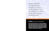 Temas Polêmicos da Jurisdição do TJRS · MANUEL JOSÉ MARTINEZ LUCAS – 2º Vice-Presidente ... Ivan Leomar Bruxel ... questões hermenêuticas sobre a efetividade do direito