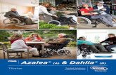 Azalea® (A) & Dahlia® (D) - hmi-basen.dk · Rea® Azalea® (A) & Dahlia® (D) tilbehør Invacare® Rea komfortkørestole har en bred vifte af tilbehør, der giver brugerne mulighed
