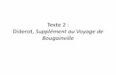 Texte 3 : Diderot, Supplément au Voyage de Bougainville · Sur le Supplément: Bougainville, mathématicien-explorateur, publie en 1771 le récit de son voyage dans le Pacifique.