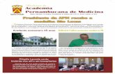 Boletim da Academia Pernambucana de Medicinaacadpemedicina.com.br/upload/2017/05/20/59207945a75ca.jornalapm23... · Arnóbio Marques, patrono da cadeira que ocupará na APM, fazendo