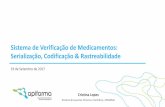 Sistema de Verificação de Medicamentos: Serialização ... ENews/CL_Codificacao_ponto sit... · Associação Portuguesa de Verificação de Medicamentos Gestão do Sistema Nacional