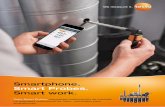 Smartphone. Smart Probes. Smart work. · O medidor de pressão diferencial Bluetooth testo 510i, em combinação com smartphone ou tablet, é adequado para medir de fluxo de gás