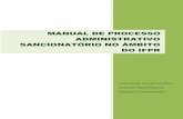MANUAL DE PROCESSO ADMINISTRATIVO …reitoria.ifpr.edu.br/wp-content/uploads/2018/06/PORTARIA-NORMATIVA... · manual de processo administrativo sancionatÓrio no Âmbito do ifpr ...