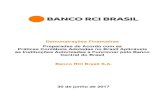 Banco RCI Brasil S.A. - rcibs.com · Relatório da Administração 1 Demonstrações Financeiras: ... normalização dos estoques na maioria das cadeias produtivas. Logo, a Administração