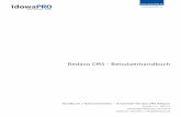 Redaxo CMS - Benutzerhandbuch - Mallersdorf-Pfaffenberg · Handbuch / Dokumentation - Anwender für das CMS Redaxo Version 2.0 - CMS 4.5.0 Seite: 2 info@idowaPRO.de Inhaltsverzeichnis