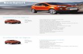 EcoSport - Ford Argentina: Hay un Ford para cada camino ... · • Sistema inteligente de arranque sin llave mediante el botón “Ford ... Motor: 2.0L Duratec ... IncrementalEcosport