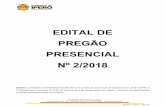 EDITAL DE PREGÃO PRESENCIAL Nº 2/2018 - ipero.sp.gov.brƒO-n... · EDITAL DE PREGÃO PRESENCIAL Nº 2/2018 OBJETO: Contratação de Estabelecimento Bancário para a execução de