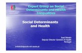 Social Determinants and Health - European Commissionec.europa.eu/health/archive/ph_determinants/socio_economics/... · Direcção-Geral da Saúde Ministério da Saúde Expert Group