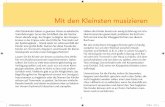 Mit den Kleinsten musizieren - ErzieherIn.de · 7 Mit den Kleinsten musizieren Das Prinzip des Wechsels zwischen Spielen und Still-halten können Sie übrigens auch gut auf das Singen