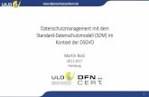Datenschutzmanagement mit dem Standard-Datenschutzmodell ... · 1 Datenschutzmanagement mit dem Standard-Datenschutzmodell (SDM) im Kontext der DSGVO Martin Rost 28.11.2017 Hamburg