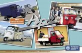 APE Katalog 2017 - piaggiocommercialvehicles.com · Die APE ist ein Fahrzeug mit Geschichte und Tradition. 1948 ratterte die erste APE (Biene) durch die verwinkelten Gassen italienischer