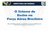 O Sistema de Ensino na Força Aérea Brasileira · EAOF –OF ESPECIALISTAS EIAC - CAPELÃO EAOAP- APOIO EAOEAR - ENGENHEIROS CADAR - DENTISTAS Cursos e Estágios de Adaptação Militar