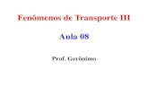 Fenômenos de Transporte III Aula 08 - sistemas.eel.usp.brsistemas.eel.usp.br/docentes/arquivos/5840921/126/FTIIIAULA8.pdf · Considerando que o processo de transferência de massa