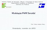 Modulação PWM Senoidal - professorpetry.com.br · Multivibrador astável Circuitos Analógicos. Modulador PWM usando temporizador 555: Multivibrador monoestável Circuitos Analógicos.
