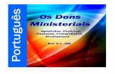 Os dons Ministeriais - gillministries.comgillministries.com/wp-content/uploads/2018/08/8-por-MiG-Manual.pdf · Vitoria sobre a Decepção! Manuais nesta Série Autoridade do Crente