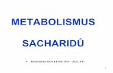 METABOLISMUS SACHARID - is.muni.cz · beri-beri: postižení nervového systému a cardivaskulárního systému „extrémní slabost“ ... • Nedostatek: pelagra nemoc 3D (diarhea,