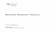 Nuclear Reactor Theory - 東京工業大学 · in nuclear engineering have not taken classes in nuclear engineering when they were undergraduates. With this in mind, this course “Nuclear