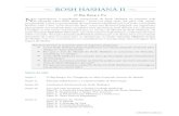 Rosh hashaná II - morashasyllabus.com Hashana II.pdf · dos nossos pedidos pessoais no livro de rezas de Rosh Hashaná, mas sim, a maior parte das rezas se concentram em honrar o