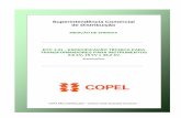 Superintendência Comercial de Distribuição · de corrente (TC) e Transformadores de potencial indutivo (TPI) destinados a serviço de medição e de proteção na COPEL, com tensões