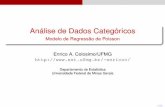 Análise de Dados Categóricos - Modelo de Regressão de Poissonenricoc/pdf/categoricos/Modelo_Poisson.pdf · Análise de Dados Categóricos Modelo de Regressão de Poisson Enrico