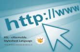 XSL - eXtemsible Stylesheet Languagefiles.antoniojr.webnode.com.br/200000115-62a16639bb/WEB-Aula07-XSL.pdf · • Primeira proposta formal em 1997 pela W3C (já ... XSL-FO é uma