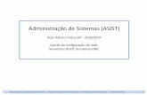 Administração de Sistemas (ASIST) - dei.isep.ipp.pt · Instituto Superior de Engenharia do Porto (ISEP) –Licenciatura em Engenharia Informática (LEI) –Administração de Sistemas