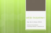 WEB TASARIM I - mutluyapici.commutluyapici.com/.../2018/02/Web-Programlama-II-MYSQLI-sunumu.pdf · 1. Hafta PHP Tanımı ve Sunucu Kurulumları 2. Hafta PHP Yazım Notasyonu ve Değikenler