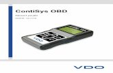 VDO ContiSys OBD · zvoleným systémem, zobrazit ode čtené údaje a navíc ji lze použít b ěhem kontrol funkce brzdy nebo výměny spojky. FastCheck SAS • FastCheck SAS (snímač