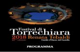 Anteprima Festival 2018 - festivalditorrechiara.it · Festival di Torrechiara Renata Tebaldi. Insieme a lui, infatti, saliranno sul palco alcuni Insieme a lui, infatti, saliranno